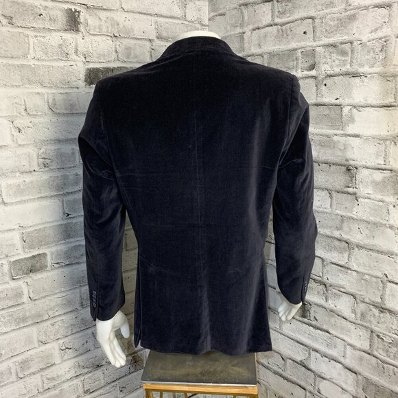 Balmain Paris Two Button Velvet Sport Coat Blazer - Picture 3 of 16